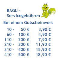 Bagu Servicegebühren Bagu Servicegebühren